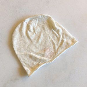 Joe Fresh knit wool & angora blend winter hat / toque / beanie, neutral cream